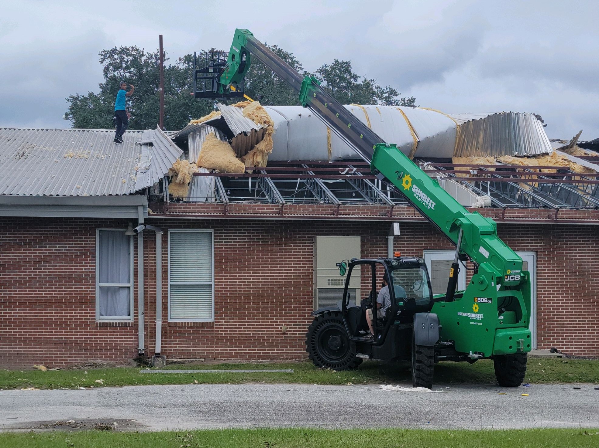 School Wind Damage Restoration